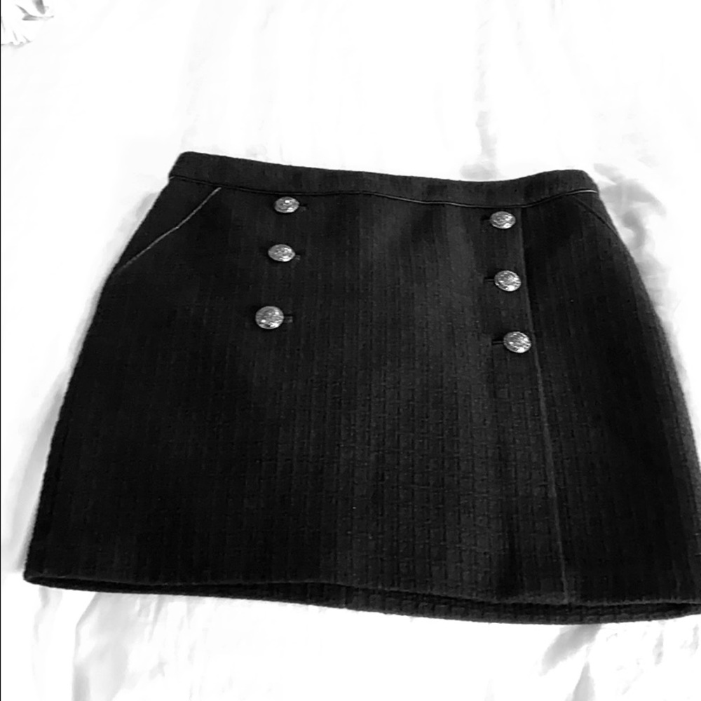 WHBM Black Midi Boot Skirt